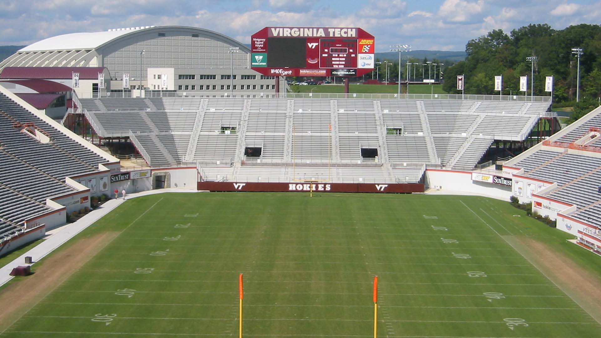 Lane Stadium - complete with custom stadium design and seat concepts.