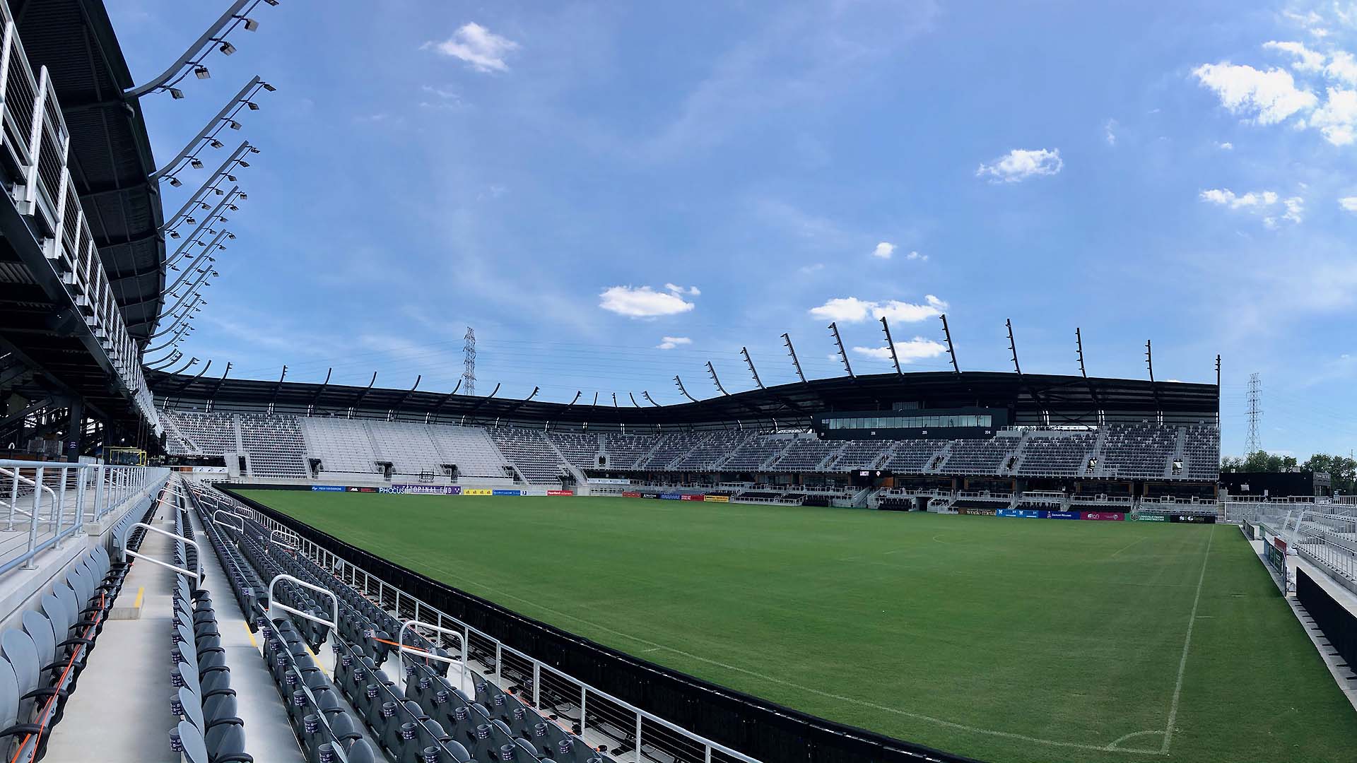 Lynn Family Stadium - an innovative stadium design that incorporates bleacher stadium seats and stadium seats with backs.