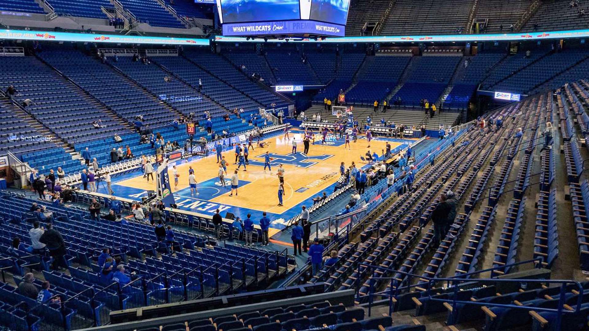 An overview of the seat concepts and arena design at Rupp Arena.